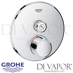Grohe SmartControl Concealed Mixer with One Valve - 2016 to 2018 - Spare Parts 29144000 GEN1